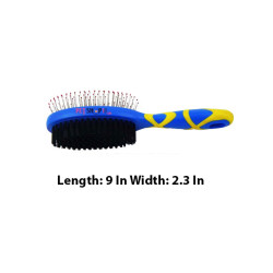 Hello Pet Dog Grooming Two Sided Pin Brush Large