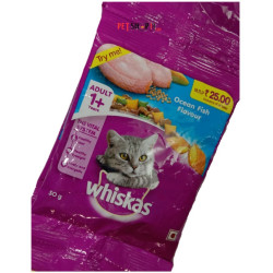 Whiskas Adult Cat Food Ocean Fish 50 Gm
