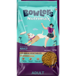 Bowlers Nutrimax Adult Dog Food Chicken And Vegetables 1.2 Kg