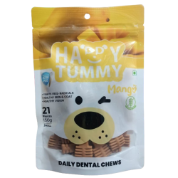 Happy Tummy Dog Treats Dental Chews Mango 150 Gm