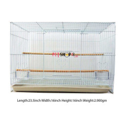 Bird Cage Rectangular White Villa 58