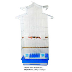Bird Cage Temple Shape Large Blue