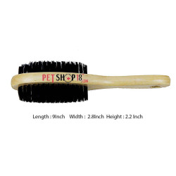 Scoobee Wooden Double Sided Soft Brush Large