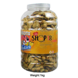 ADP Dog Treats Choostix Biskies With Real Chicken Flavor Jar 1 Kg