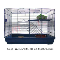 Hamster Cage Rectangle Blue