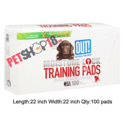 Dog Training Pads with Moisture Lock 100 Pads