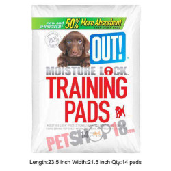 Dog Training Pads with Moisture Lock 14 Pads